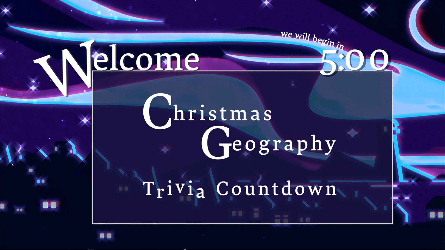 Christmas Geography Trivia Countdown – Beamer Films